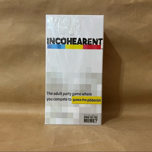 Incohearent | Games | Incohearent Nwt Adult Party Game Figure Out The ...